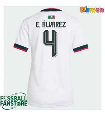 Mexiko Edson Alvarez #4 Replik Auswärtstrikot Damen WM 2026 Kurzarm